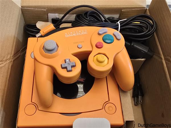 Grote foto nintendo gamecube console orange japan boxed spelcomputers games overige merken