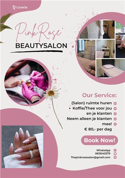 Grote foto werkplek voor masseur of nagelstyliste beauty en gezondheid massage