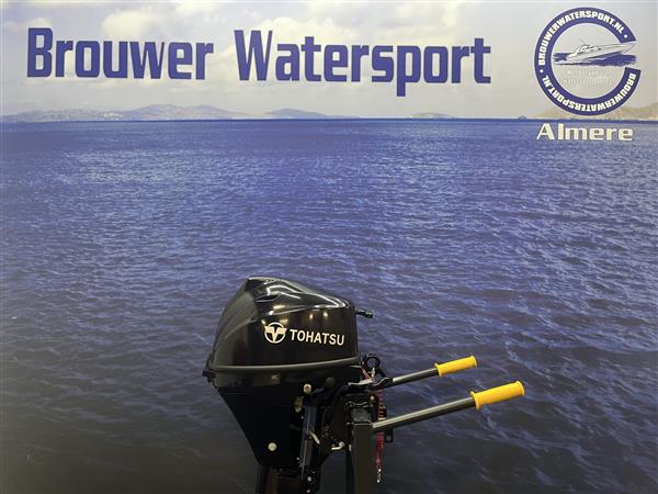 Grote foto tohatsu 9.8 buitenboordmotor artnr. 4928 langstaart afstand watersport en boten buiten en binnenboordmotoren