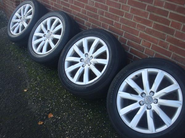 Grote foto 19 originele highline audi q5 velgen banden 5x112 auto onderdelen banden en velgen