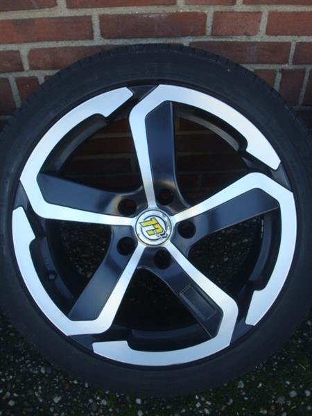 Grote foto 17 vw dotz hanzo velgen hifly michelin 5x112 auto onderdelen banden en velgen
