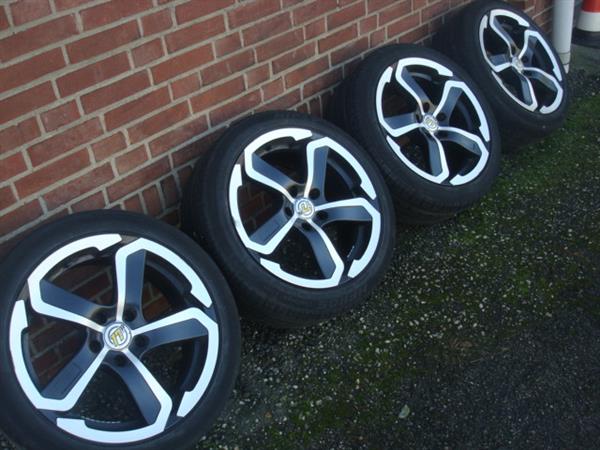 Grote foto 17 vw dotz hanzo velgen hifly michelin 5x112 auto onderdelen banden en velgen