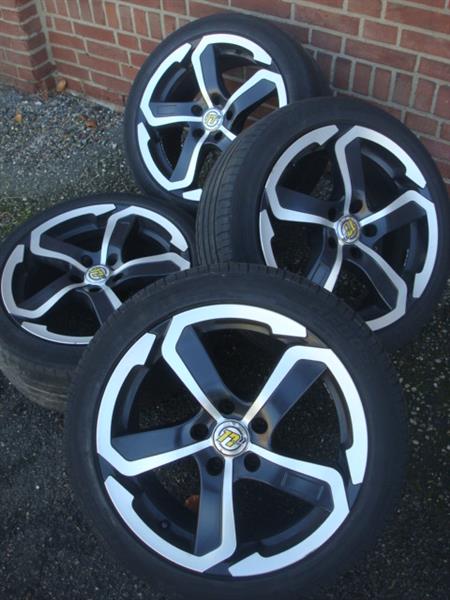 Grote foto 17 vw dotz hanzo velgen hifly michelin 5x112 auto onderdelen banden en velgen