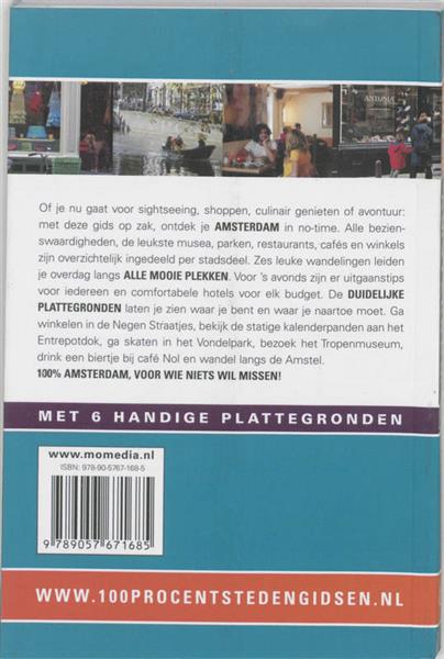Grote foto 100 amsterdam 100 stedengidsen boeken overige boeken