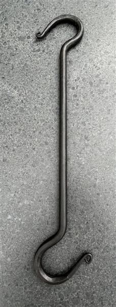 Grote foto s haak metaal 40 cm. zwart sh140 huis en inrichting woningdecoratie