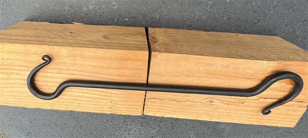 Grote foto s haak metaal 40 cm. zwart sh140 huis en inrichting woningdecoratie