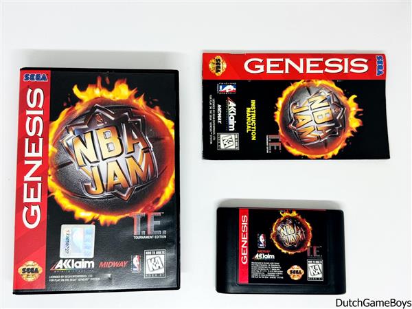Grote foto sega genesis nba jam t.e spelcomputers games overige merken