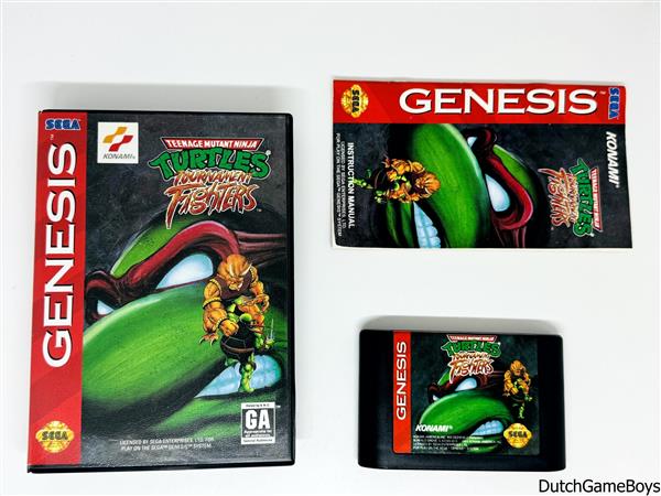 Grote foto sega genesis turtles tournament fighters spelcomputers games overige merken