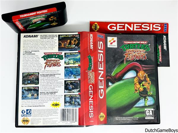 Grote foto sega genesis turtles tournament fighters spelcomputers games overige merken