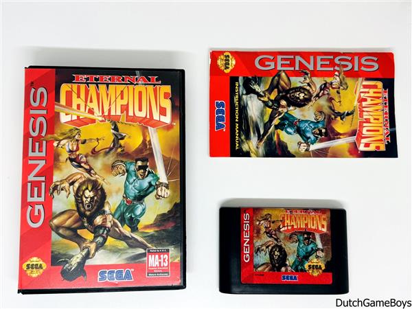 Grote foto sega genesis eternal champions spelcomputers games overige merken