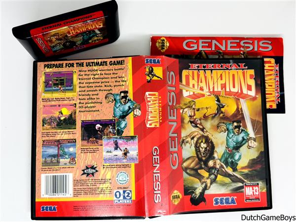 Grote foto sega genesis eternal champions spelcomputers games overige merken