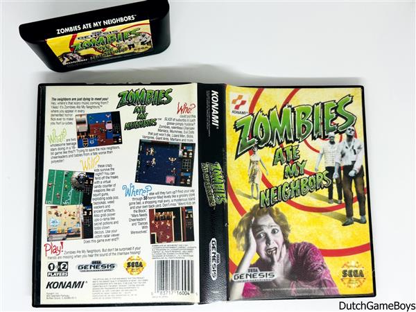 Grote foto sega genesis zombies ate my neighbors spelcomputers games overige merken