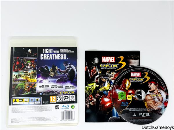 Grote foto playstation 3 ps3 marvel vs. capcom 3 fate of two worlds spelcomputers games playstation 3