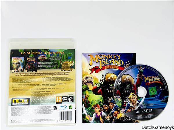 Grote foto playstation 3 ps3 monkey island collezione edizioni speciali spelcomputers games playstation 3