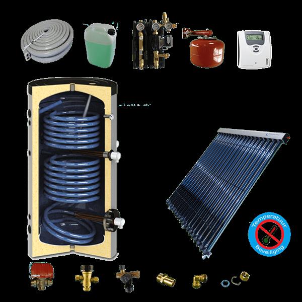 Grote foto cv verwarming en tapwater zonneboiler 300l prisma pro 18 prijsbewust samengesteld 5 meter dn16 dubb doe het zelf en verbouw geisers en boilers