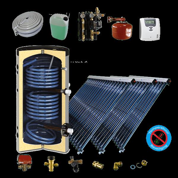 Grote foto cv verwarming en tapwater zonneboiler 400l 3x prisma pro 18 prijsbewust samengesteld 5 meter dn16 d doe het zelf en verbouw geisers en boilers