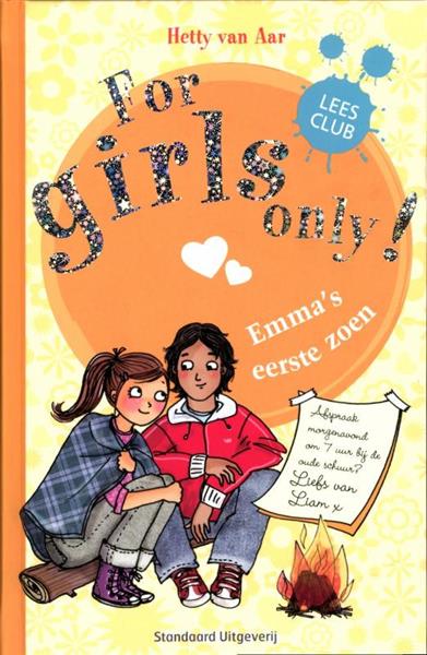 Grote foto emma eerste zoen for girls only boeken jeugd 13 jaar en ouder