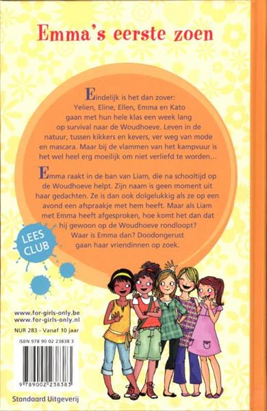 Grote foto emma eerste zoen for girls only boeken jeugd 13 jaar en ouder