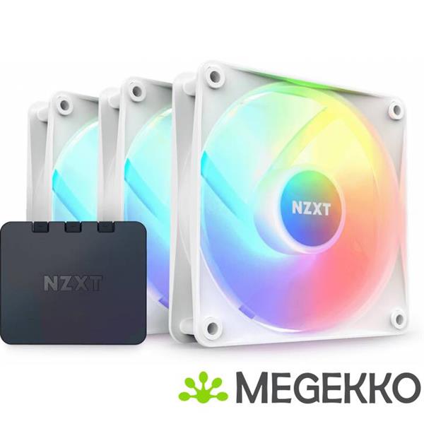 Grote foto nzxt f120 core 120mm rgb fan triple white computers en software overige computers en software