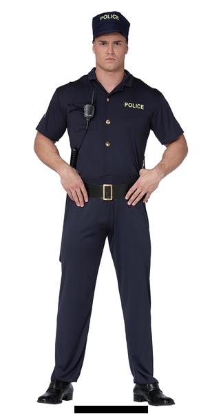 Grote foto politie pak blauw heren verzamelen overige verzamelingen