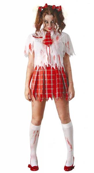 Grote foto halloween kostuum dames schoolmeisje verzamelen overige verzamelingen