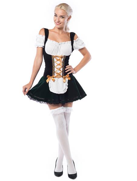 Grote foto dirndl jurk oktoberfest gouden strikken verzamelen overige verzamelingen