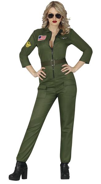 Grote foto piloot kostuum dames top gun verzamelen overige verzamelingen