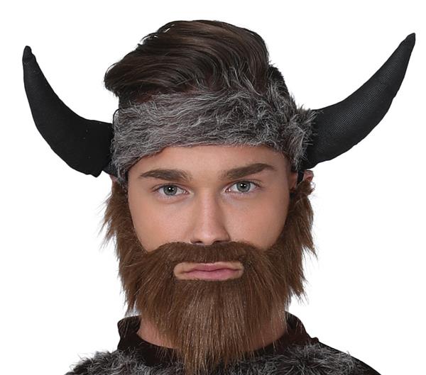 Grote foto viking kostuum bruin grijs heren verzamelen overige verzamelingen