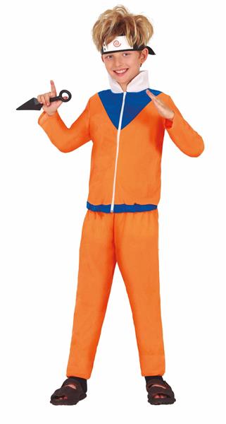 Grote foto ninja kostuum kind oranje verzamelen overige verzamelingen