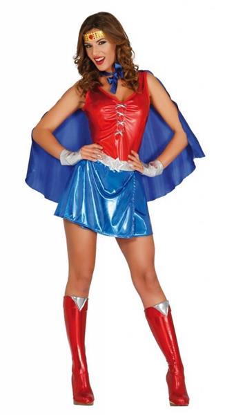Grote foto super woman kostuum dames verzamelen overige verzamelingen