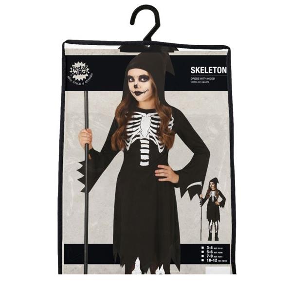 Grote foto skelet halloween kostuum kind zwart verzamelen overige verzamelingen