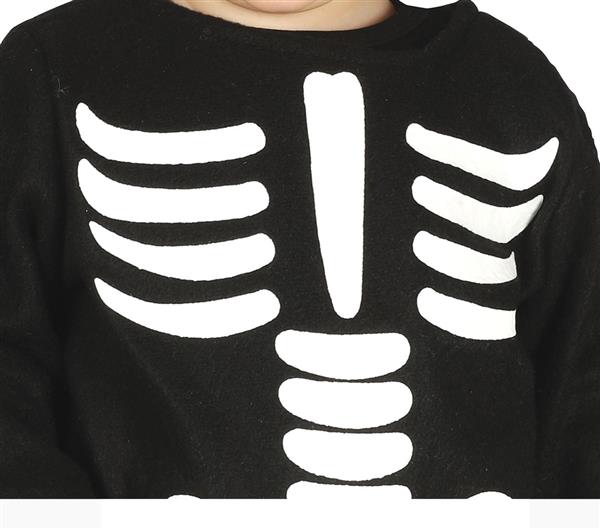 Grote foto skelet halloween kostuum baby zwart wit verzamelen overige verzamelingen