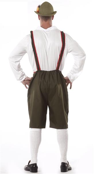 Grote foto donkergroene lederhose heren verzamelen overige verzamelingen