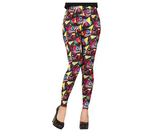 Grote foto neon 80s legging regenboog dames verzamelen overige verzamelingen