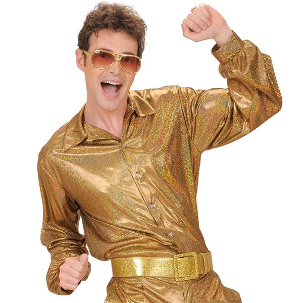 Grote foto disco 70s shirt goud heren verzamelen overige verzamelingen