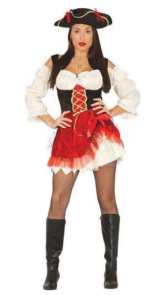 Grote foto piratenpak dames rood verzamelen overige verzamelingen