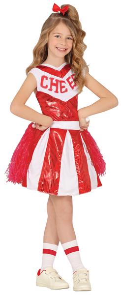 Grote foto cheerleader jurk rood wit meisje verzamelen overige verzamelingen