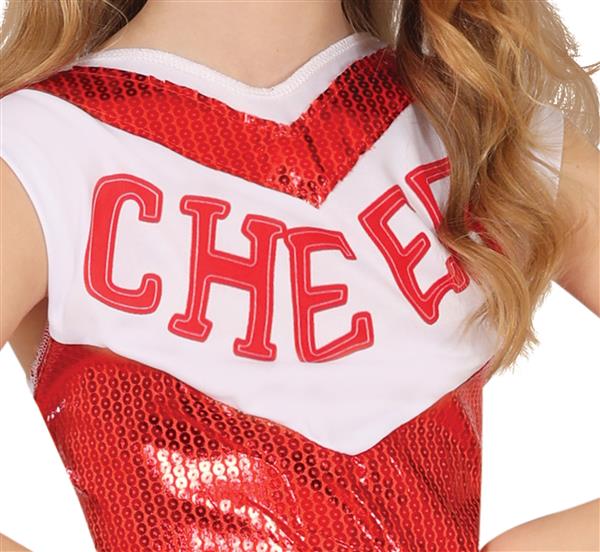 Grote foto cheerleader jurk rood wit meisje verzamelen overige verzamelingen