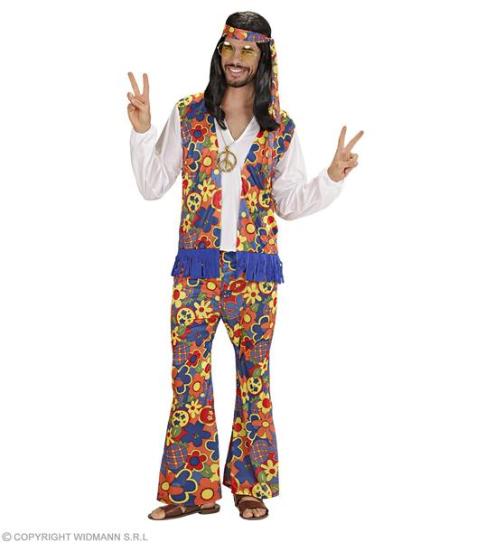 Grote foto hippie 60s kostuum heren bloemen verzamelen overige verzamelingen