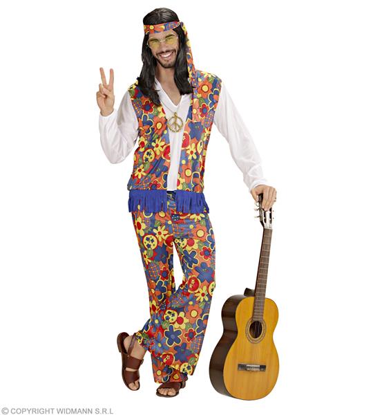 Grote foto hippie 60s kostuum heren bloemen verzamelen overige verzamelingen