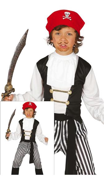Grote foto piratenpak kind gestreept verzamelen overige verzamelingen
