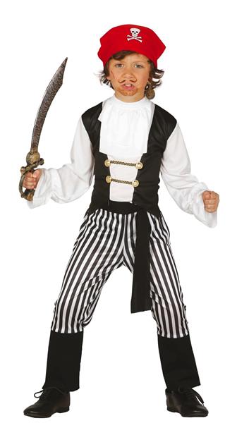 Grote foto piratenpak kind gestreept verzamelen overige verzamelingen
