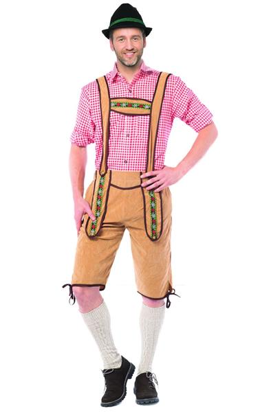 Grote foto lederhose lang bruin verzamelen overige verzamelingen
