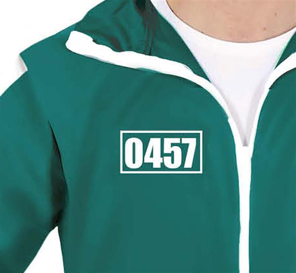 Grote foto trainingspak squid cijfers heren groen verzamelen overige verzamelingen