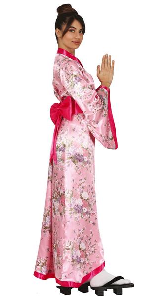 Grote foto kimono kostuum roze dames verzamelen overige verzamelingen