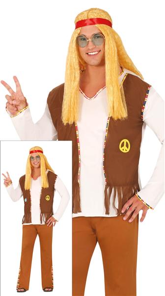 Grote foto hippie kostuum bruin verzamelen overige verzamelingen