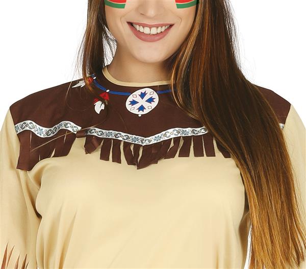 Grote foto indianen kostuum beige dames verzamelen overige verzamelingen