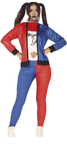 Grote foto harley quinn halloween kostuum meisje verzamelen overige verzamelingen