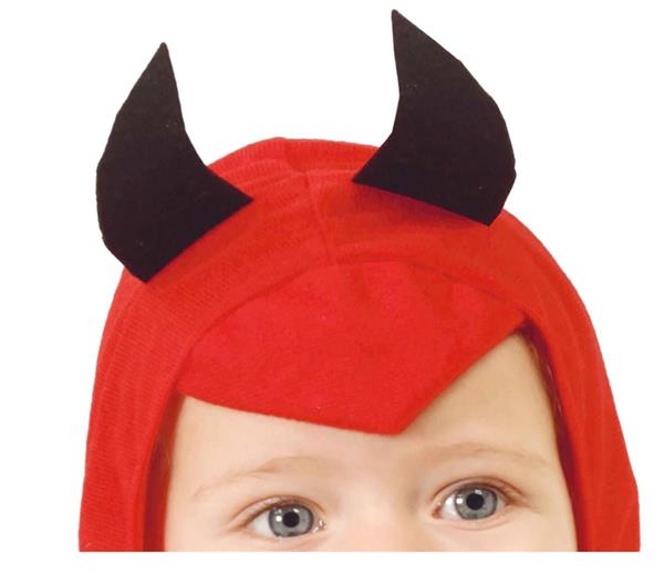Grote foto duivel halloween kostuum baby rood zwart verzamelen overige verzamelingen