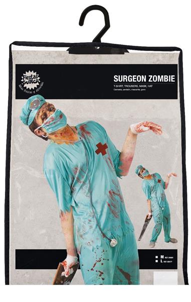 Grote foto zombie halloween kostuum heren chirurg verzamelen overige verzamelingen